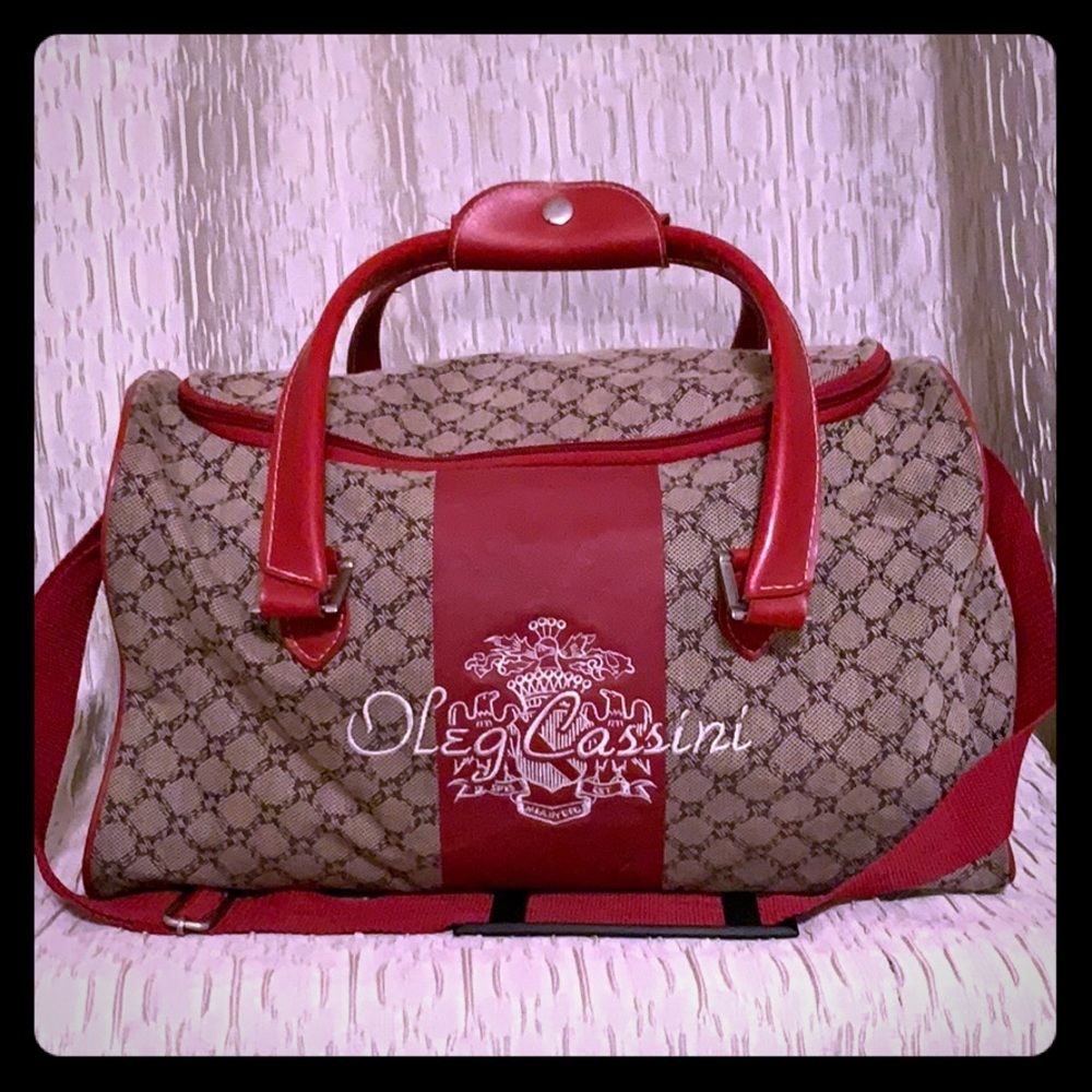 Vintage Oleg Cassini Overnight Bag